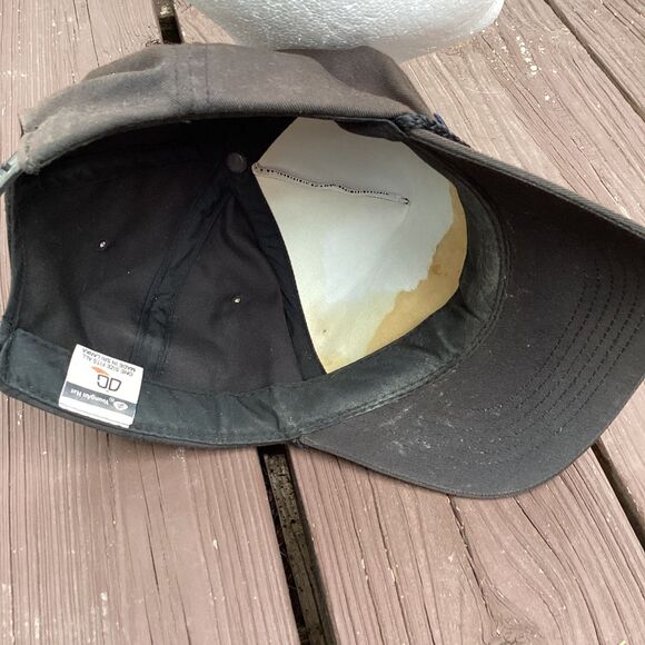 U.S.‎ Navy Retired Brown Baseball Cap Rope Cord Adjustable Hat - Picture 5 of 5